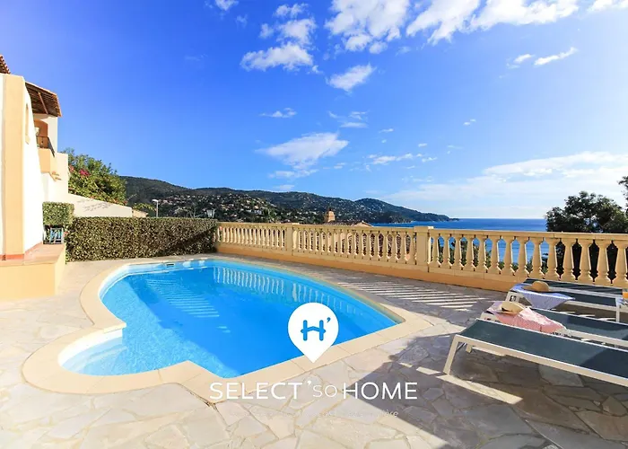 Villa Select'sohome - Pour 8 Personnes Avec Vue Et Piscine Privee - Panorama Le Lavandou